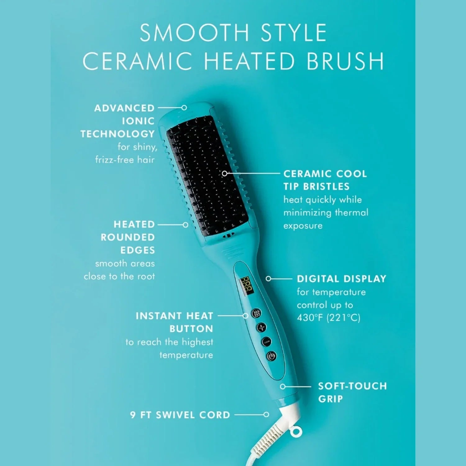 Moroccanoil Smooth Style Ceramic Heated Brush