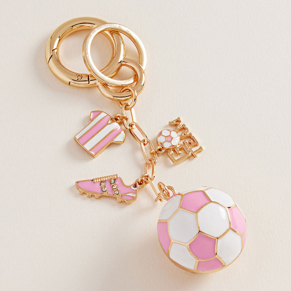 Soccer Keychain / Bag Charm